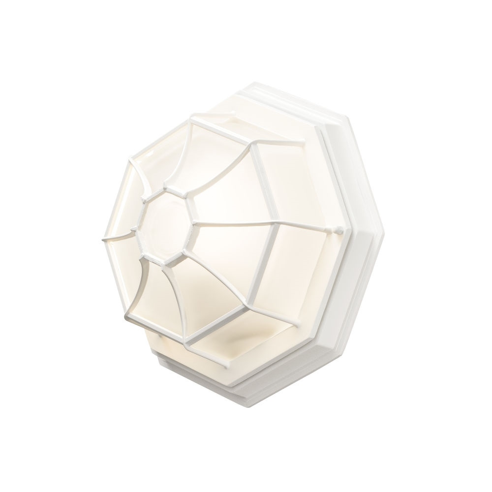Vägglykta Plafond E27 230-240V IP23 Vit Konstsmide