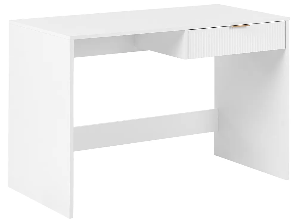 Skrivbord LUTETIA 120 cm 60 cm Vit