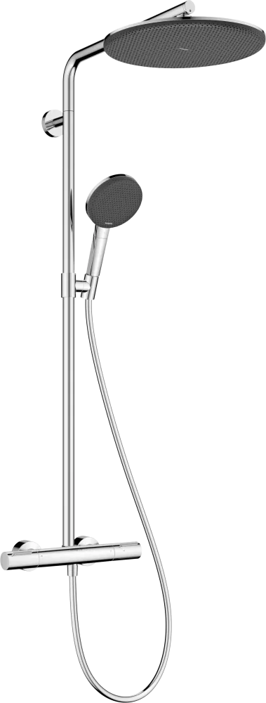 Hansgrohe Raindance Alive S Puro Takduschset Svart krom