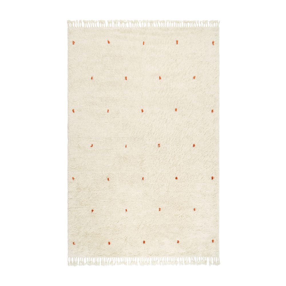 Ravi matta 177x266 cm, Off white-orange