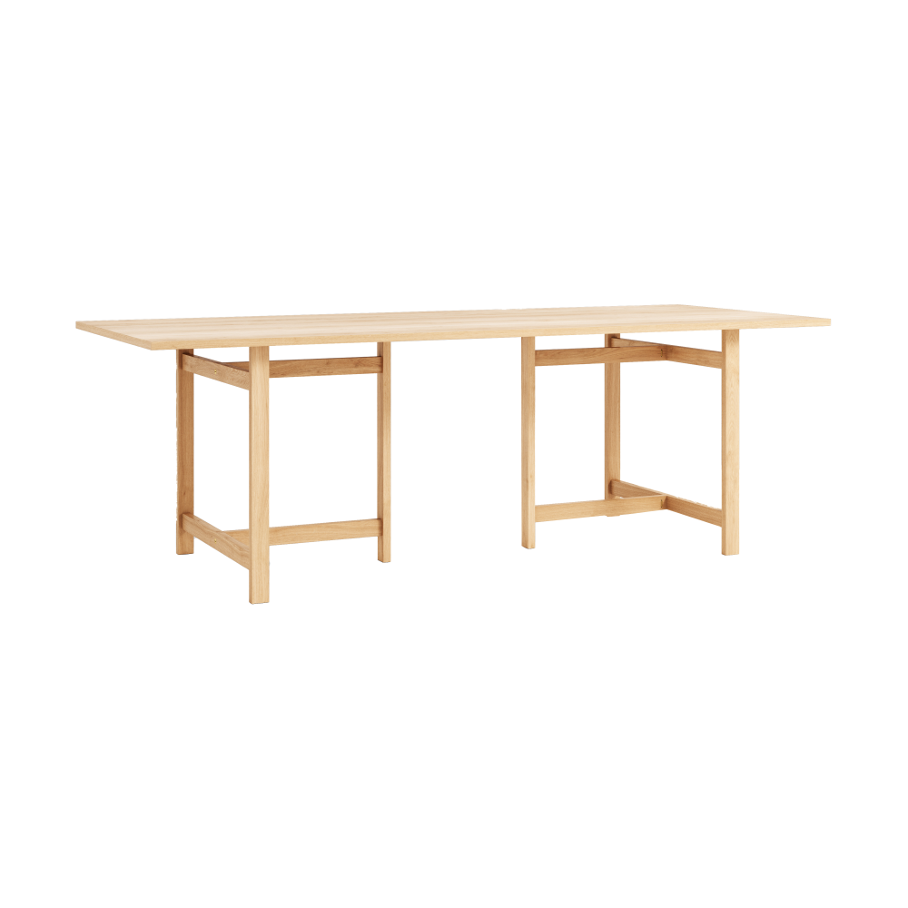 Moebe rectangular dining dable matbord 220x90 cm, Ek