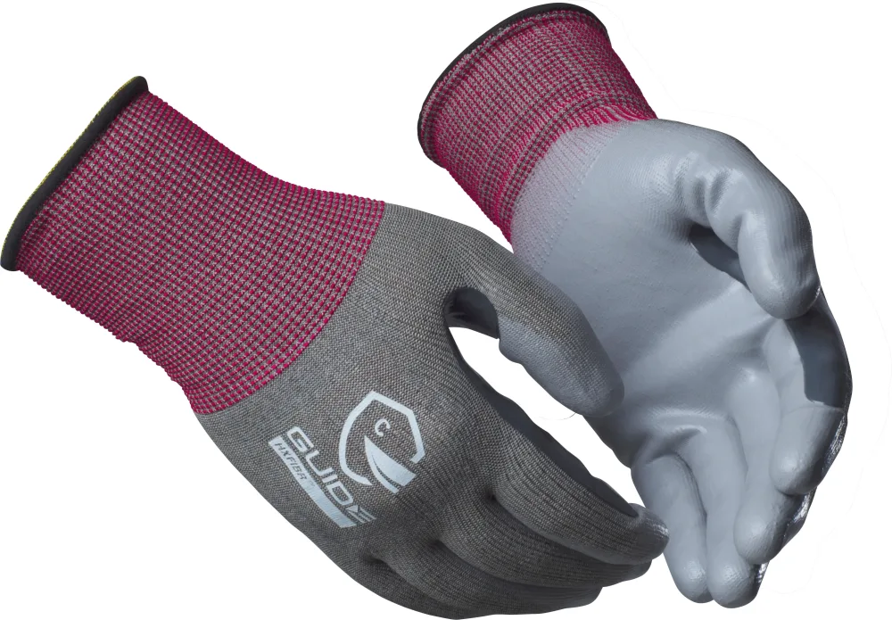 Guide Gloves 6602 Handske PU, skärskydd C, touch 9