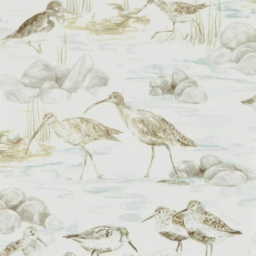Embleton Bay Estuary Birds Debb216494 Tapet | Stuvbutiken