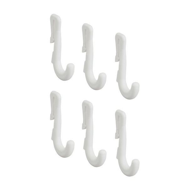 KROK VIT BAS L:31MM 6-PACK ELFA 474910 F FÖRVARINGSTAVLA