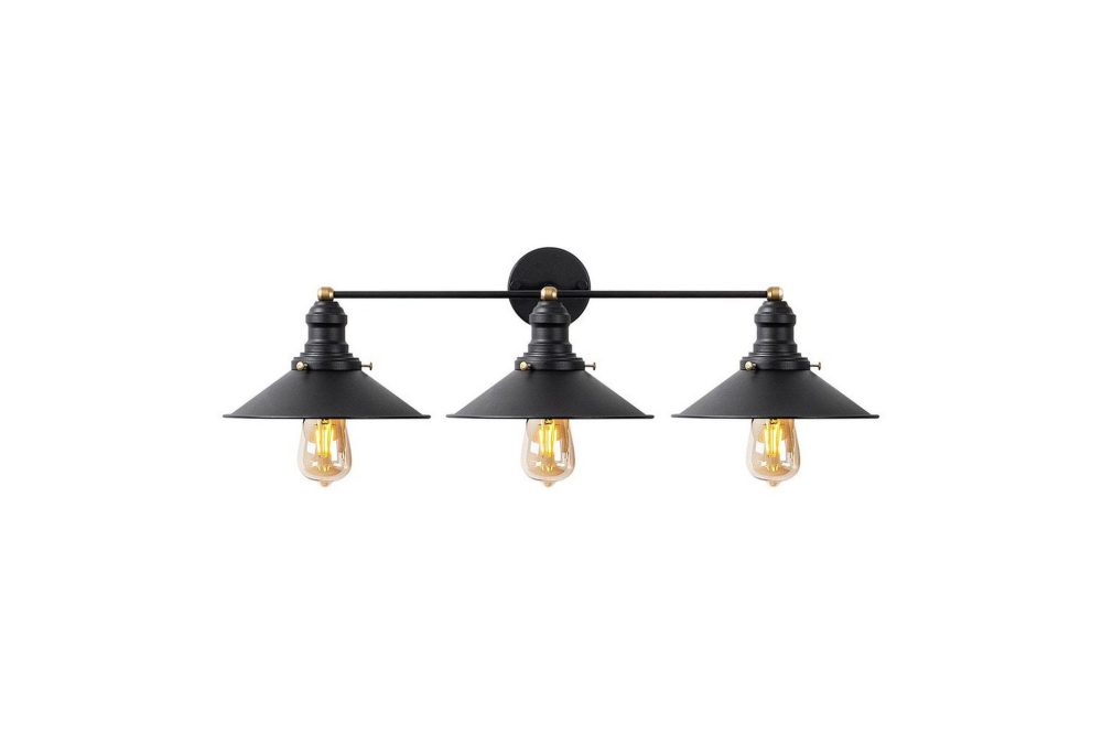 Vägglampa Nolen Svart / Antik