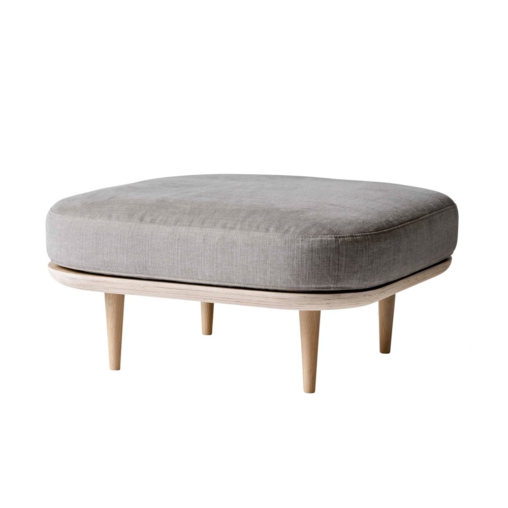 Fly sittpuff SC9, ljus oljad ek-beige tyg