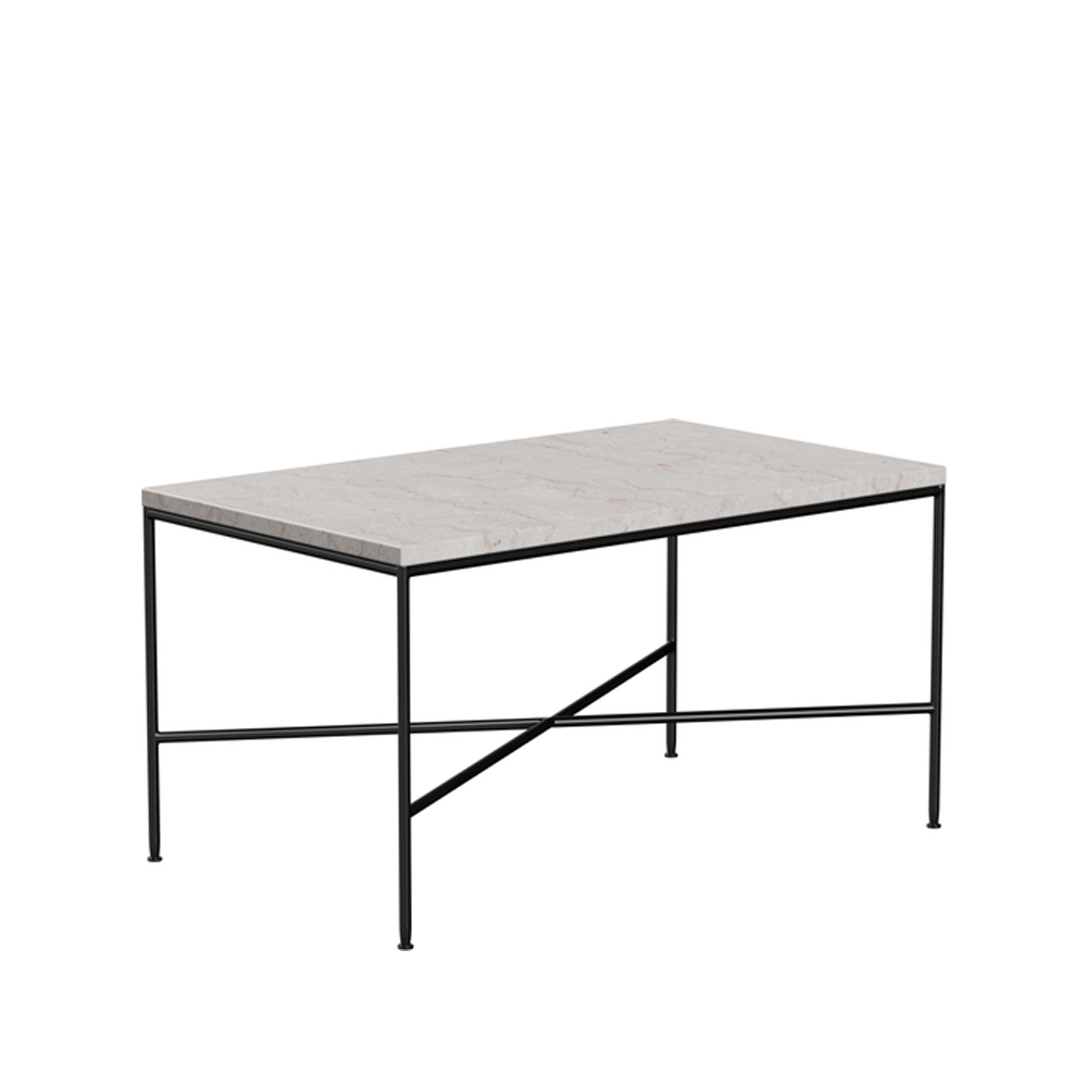 Planner MC310 soffbord, Marble cream-black