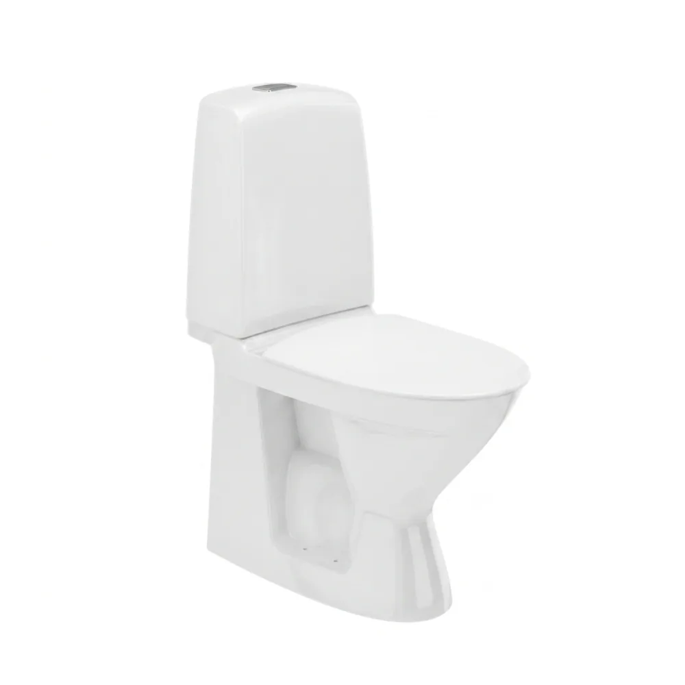 Ifö Spira Toalettstol 6260 Inbyggt S-Lås Enkelspolning Rimfree Mjuksits