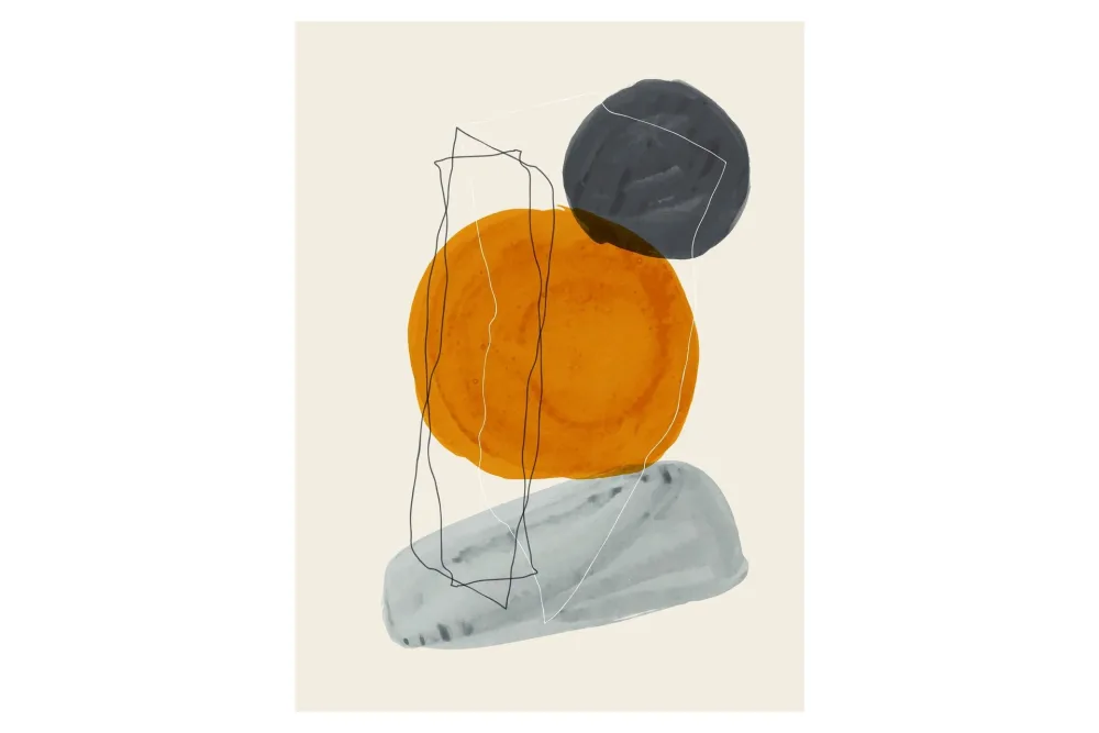 Poster Stones 21x30 cm