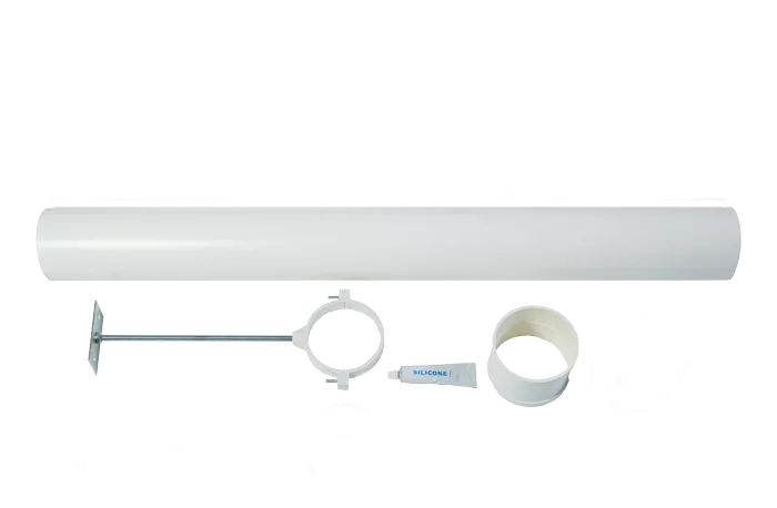 Separett 1200-01 Kompletteringssats ventilation, Ø110 mm, 1x1 m