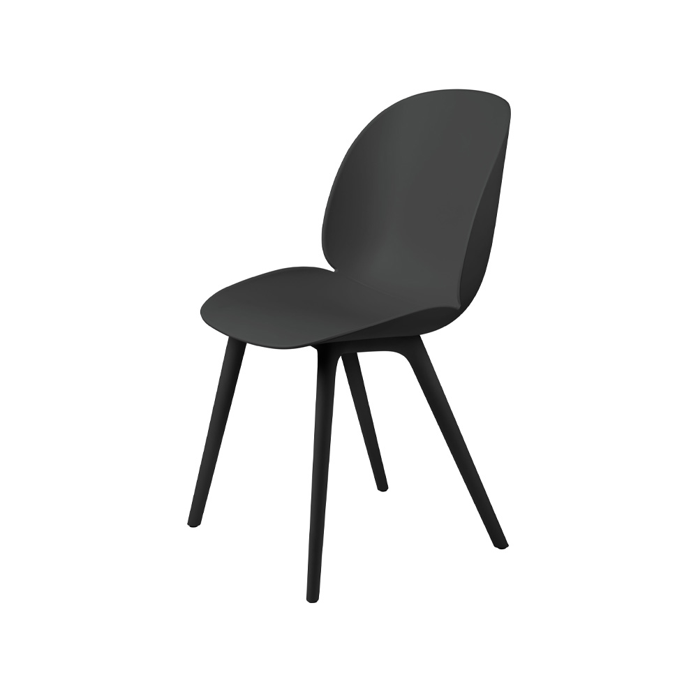 Beetle Plastic stol, black