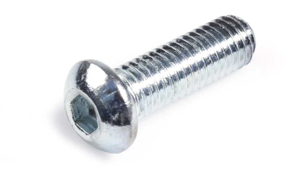 REYHER 073801100080050 Insexskruv M8 K6S 10.9, FZB, ISO 7380 M8 x 50 mm, 200-pack