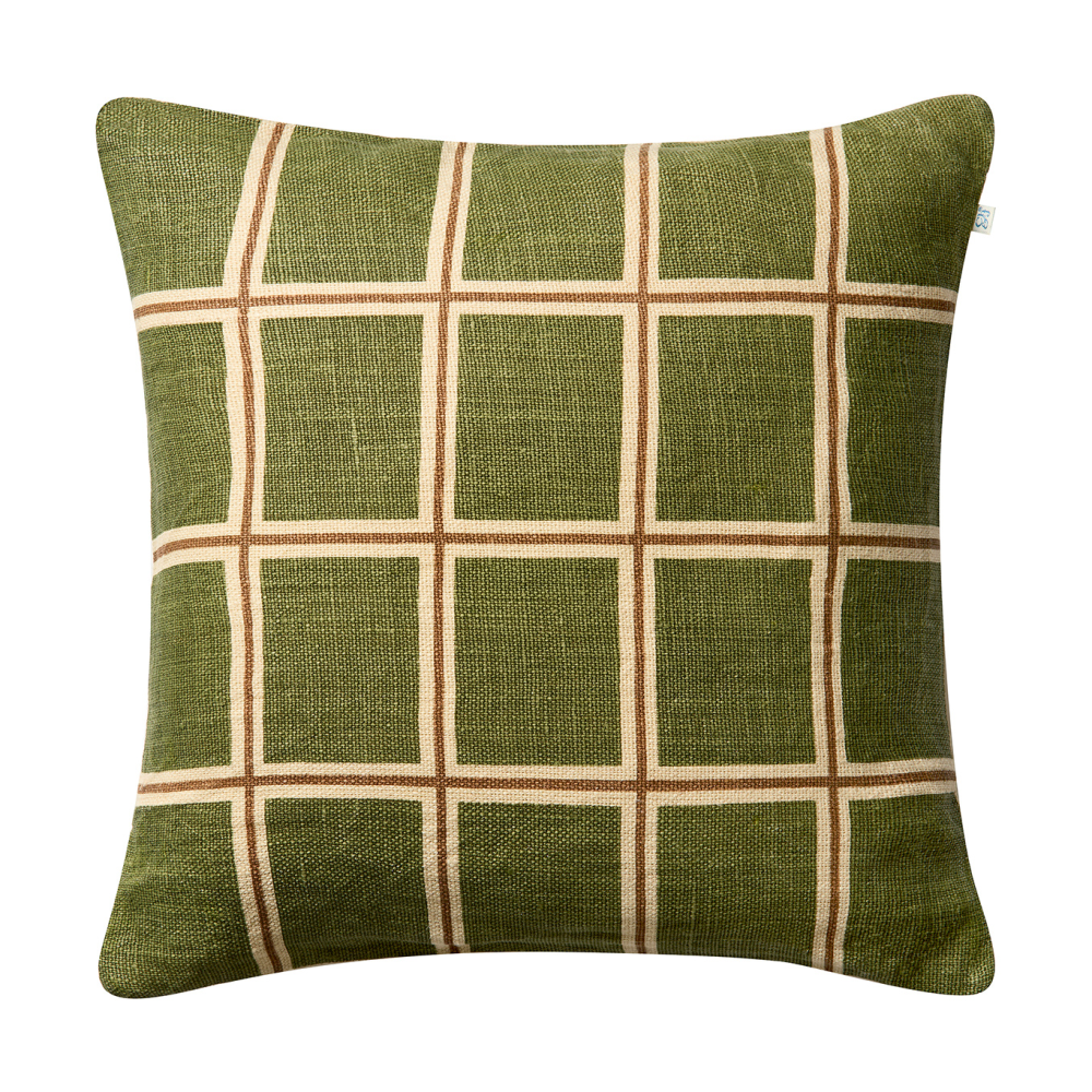 Raha kuddfodral 50x50 cm, Cactus green-taupe