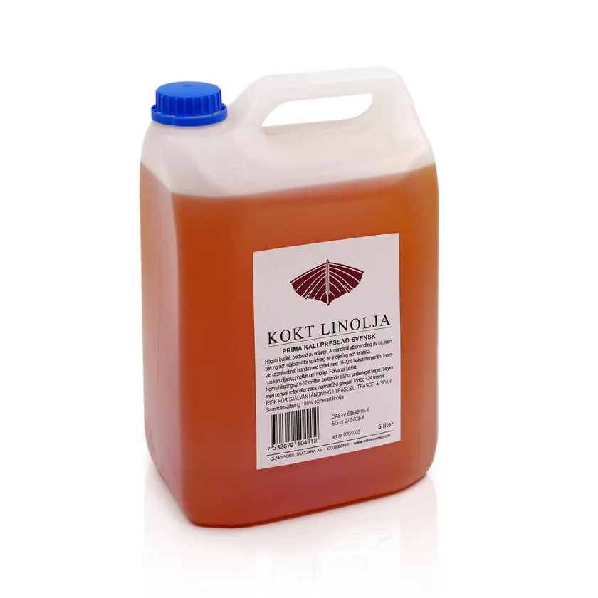 Kokt Kallpressad Linolja 5L