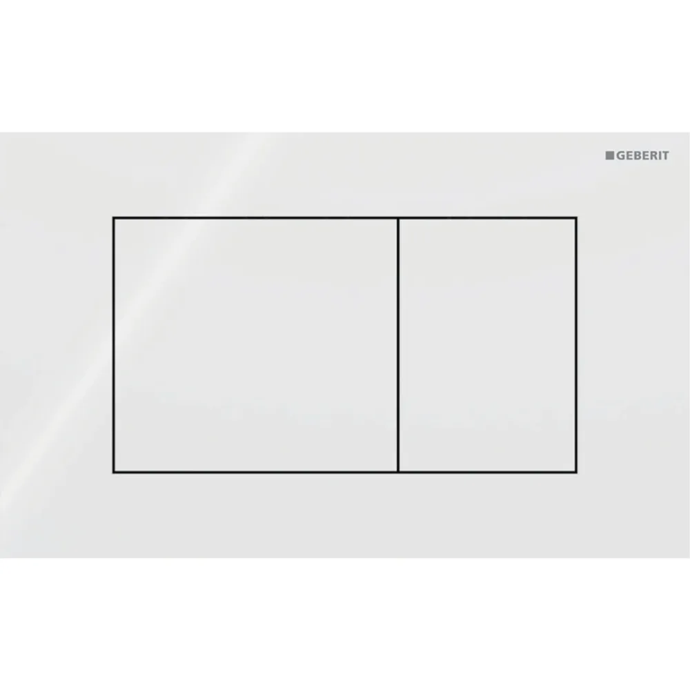 Geberit Sigma 40 115.629.SJ.1 Spolplatta Svart/Glas