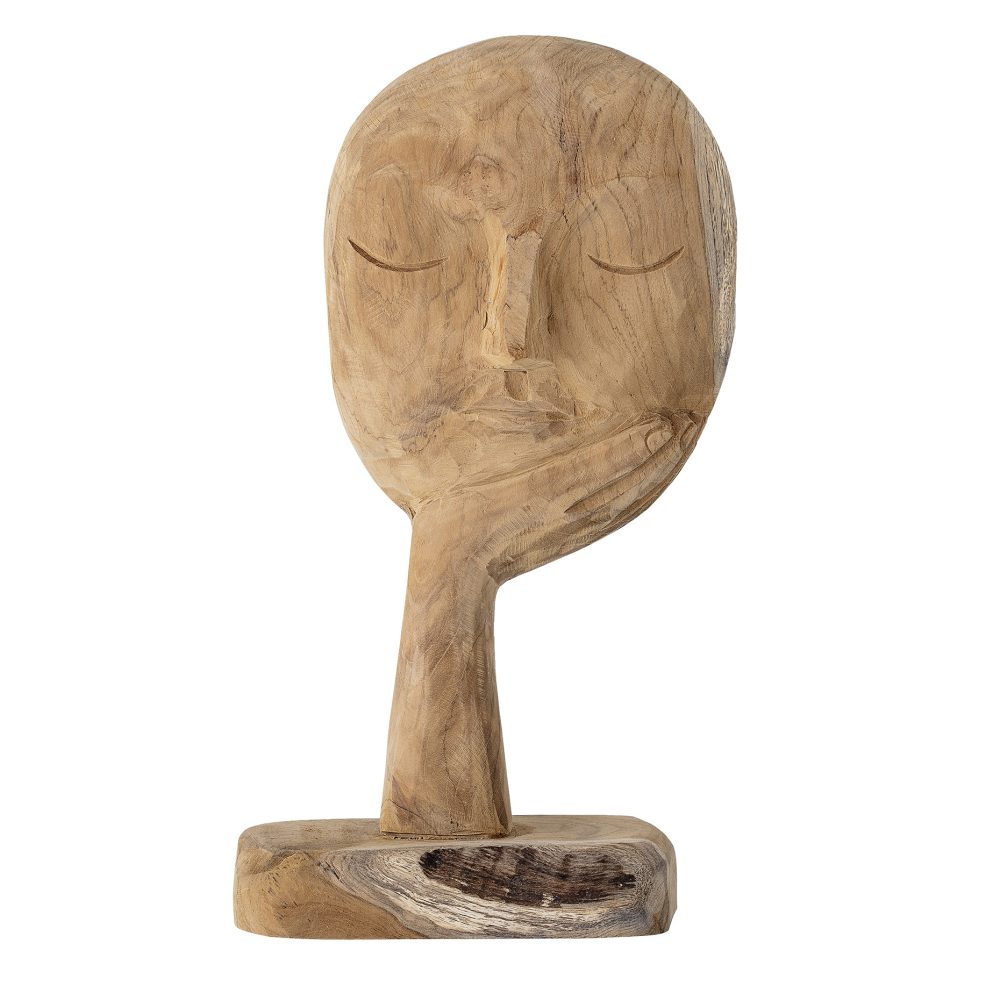 Bloomingville träskulptur 35 cm, Natur