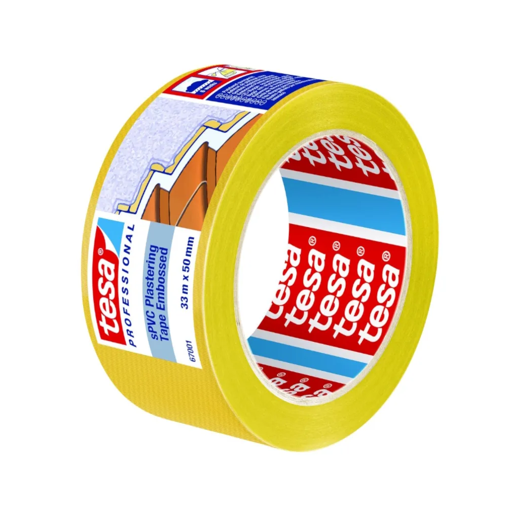 Tesa Bygg-Och Skyddstejp sPVC 50mmx33m Gul | Beställ Online