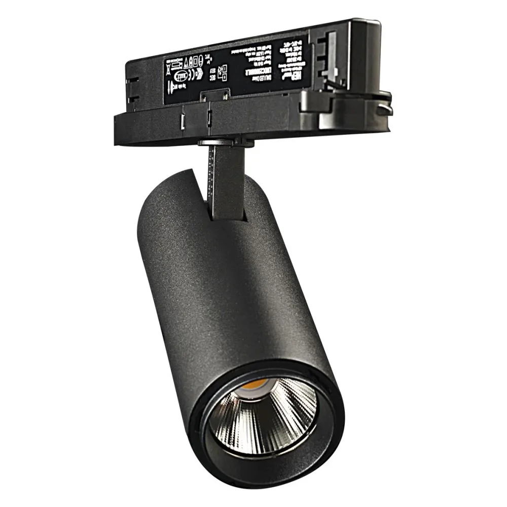 Designlight Tracky P-820B Dali Spotlight 20 W, 3000 K Svart