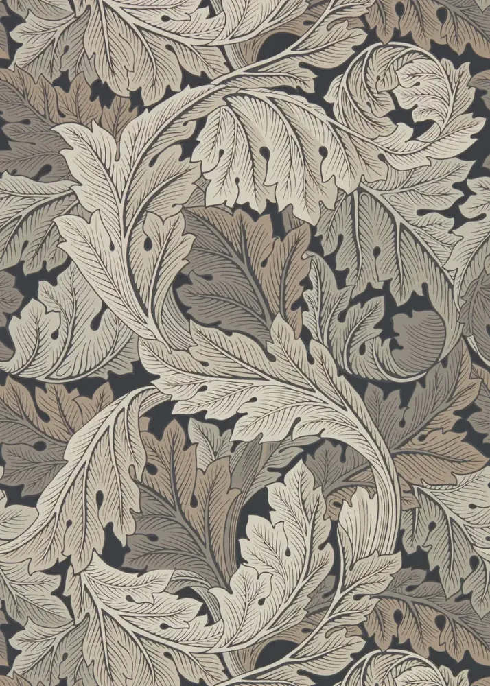 Morris & Co - Acanthus Charcoal/Grey Archive IV The Collector