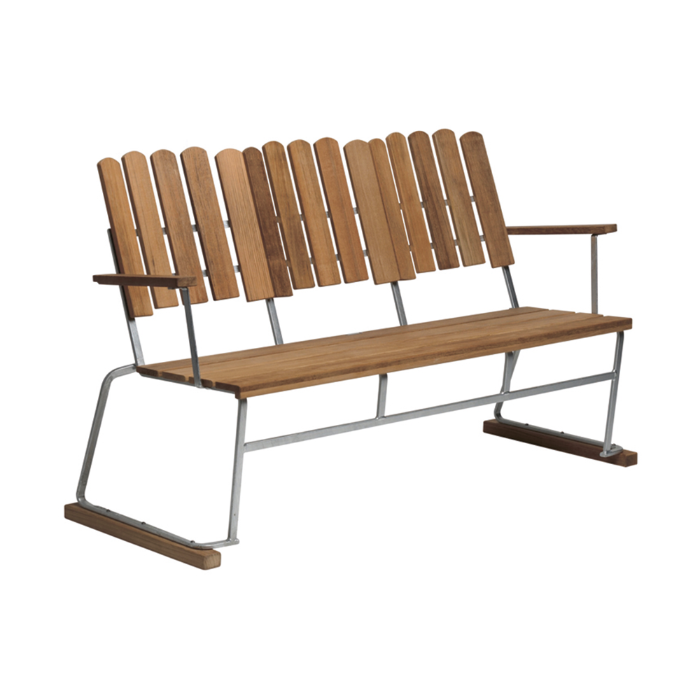 Soffa 6, Teak-varmförzinkat stativ