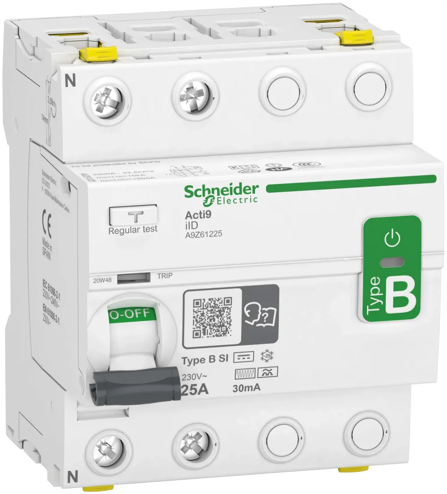 Schneider Electric Acti9 iID Jordfelsbrytare B-SI, 2-polig 40A, 300mA