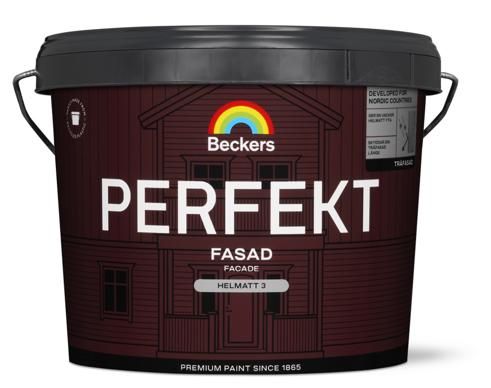 PERFEKT BECKERS HELMATT 325 FALURÖD 10, TRÄFASADFÄRG