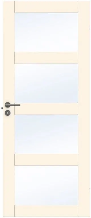 Swedoor Unique GW 04L Innerdörr vitpigmenterad ek 925x2040 mm