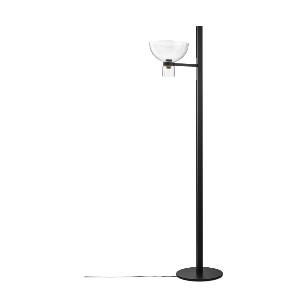 Nocturne F1 bowl golvlampa - svart