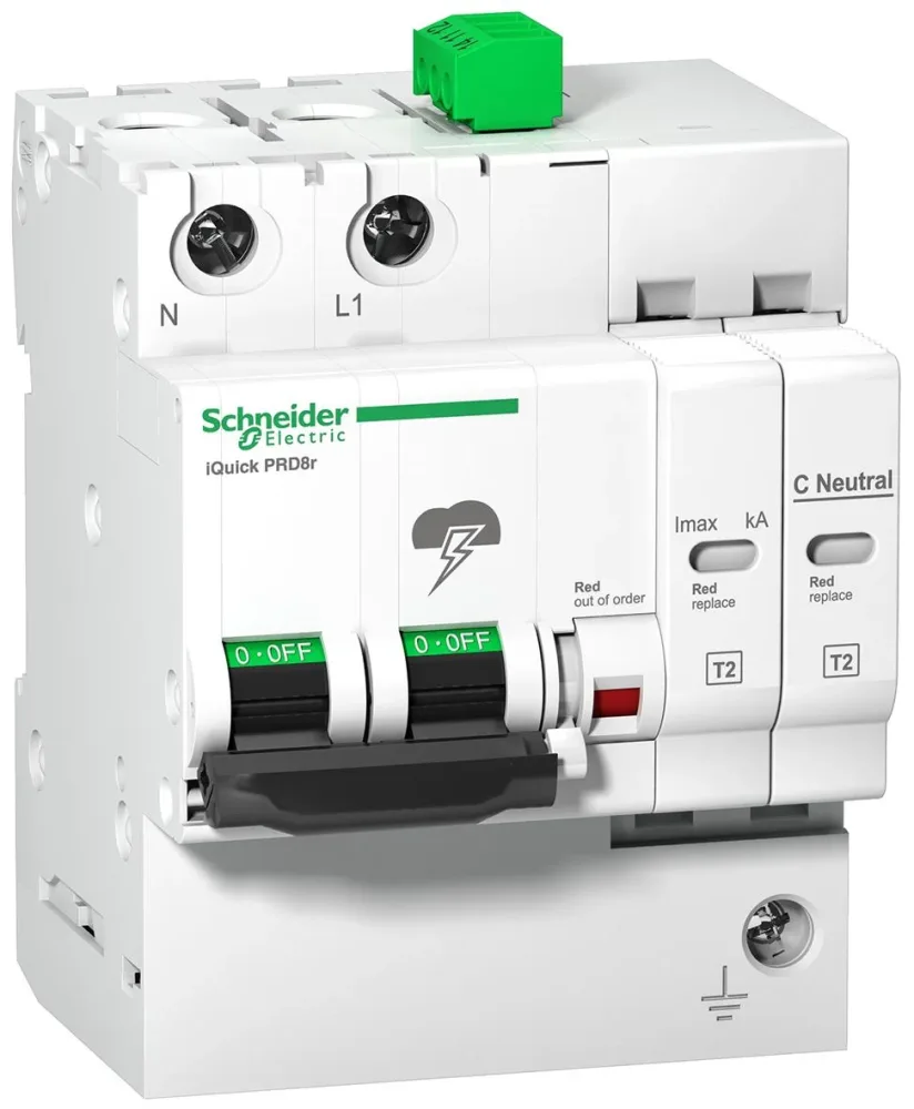 Schneider Electric A9L16293 Överspänningsskydd Quick PRD 40R, typ 2 3P