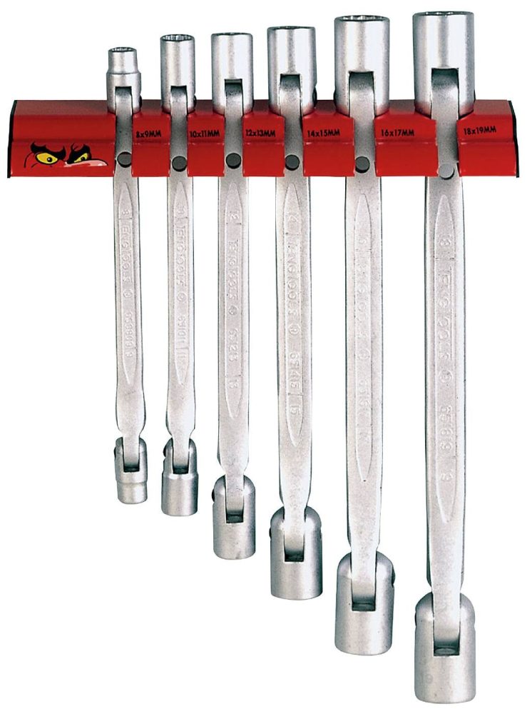 Teng Tools Lednyckel i sats WRDF06 8-19mm 6 delar