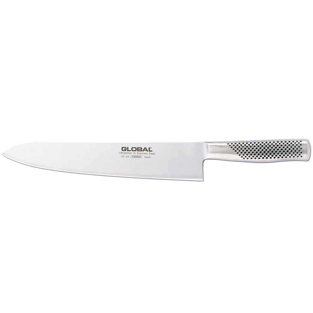 Global GF-34 kockkniv smidd 27 cm, rostfritt stål