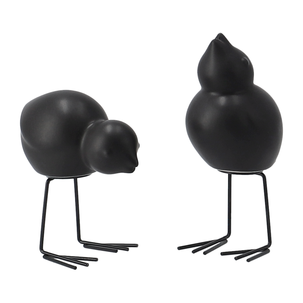 DBKD Swedish Birds påskdekoration 2-pack, Black
