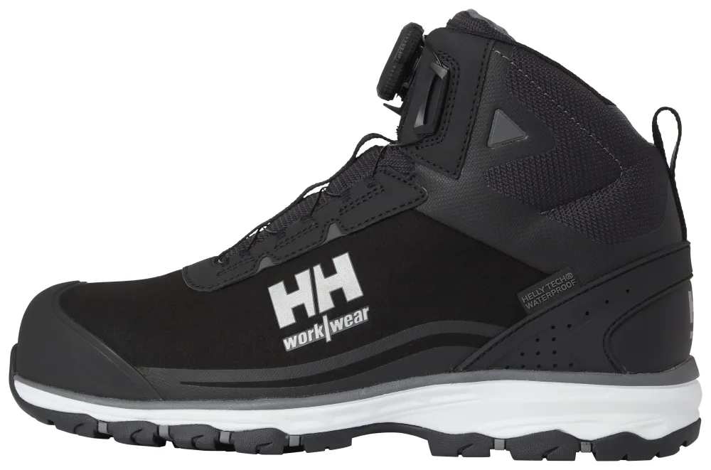 Helly Hansen Workwear Chelsea Evolution 2 Skyddskänga mid, svart, BOA, S3, HT wide 38