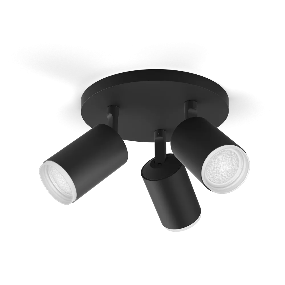 Philips Hue Fugato 929003810101 Spotlight Svart