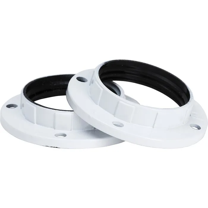 Gelia 4079790322 Skärmring E14, vit, 2-pack