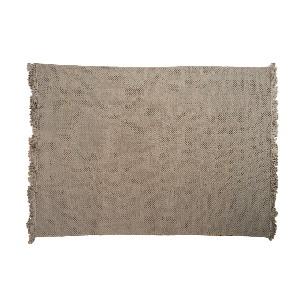 Knit matta 170x240 cm, Dark sand (Soft Rope)