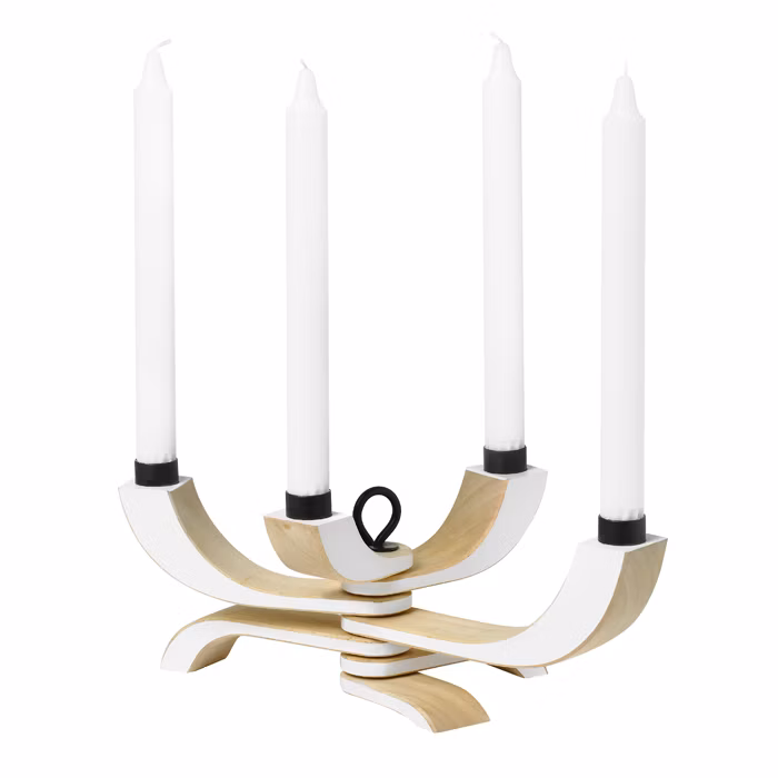 Nordic Light Ljusstake Med 4 Armar, Vit