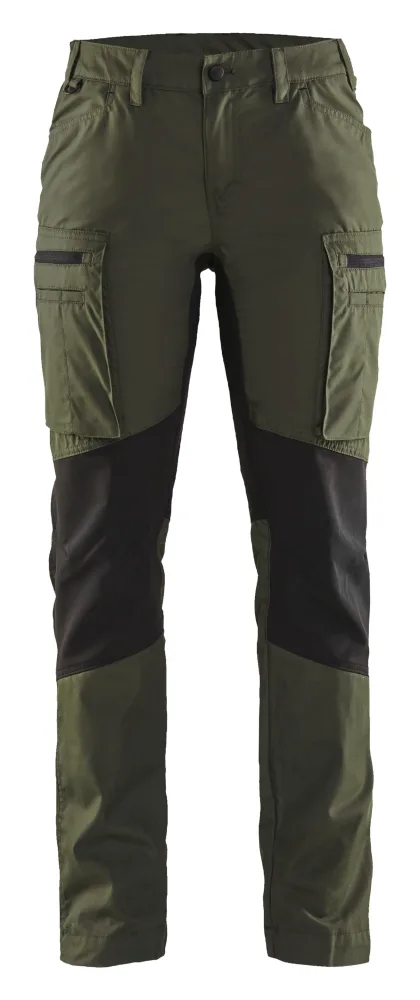 Blåkläder 715918459900C36 Arbetsbyxa med stretch, dam, svart Svart