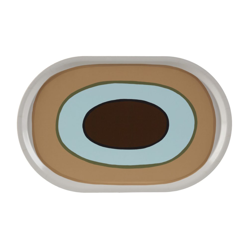 Melooni bricka 28x44 cm, Beige-mint