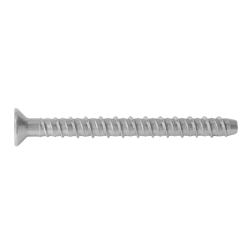 Betongskruv Försänkt Utomhus/Inomhus 6x100mm Zinkflake 100st Rawlplug