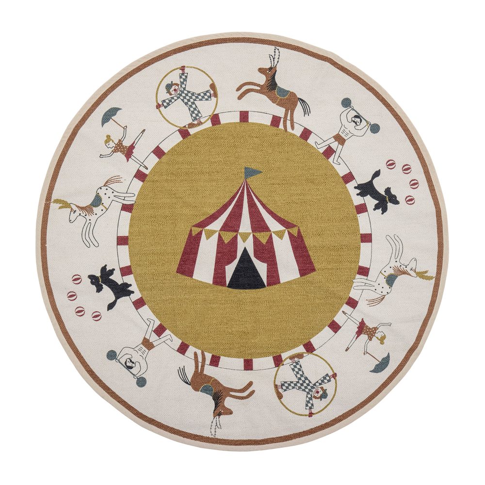 Ville matta Ø110 cm, Cirkus