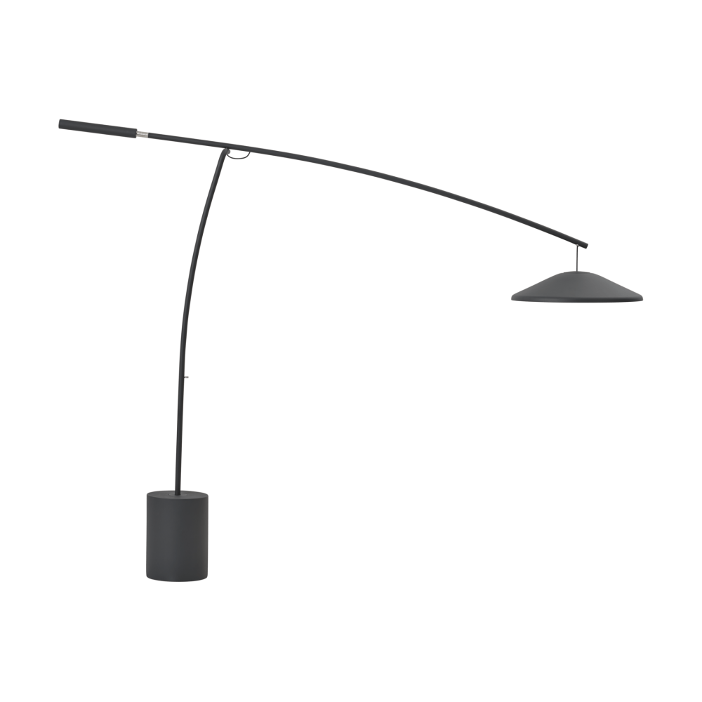 Contra golvlampa, Anthracite black-concrete, 188 cm