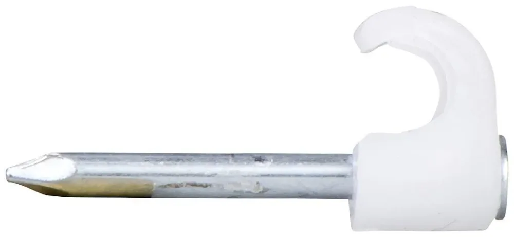 Schneider Electric TC 2021004 Spikclips för rund kabel, 5-7 mm, 100-pack 20 mm längd, natur - Bild 2