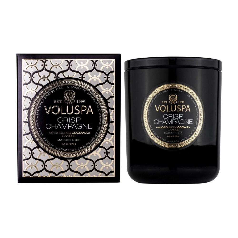 Classic Maison Noir doftljus 60 timmar, Crisp Champagne