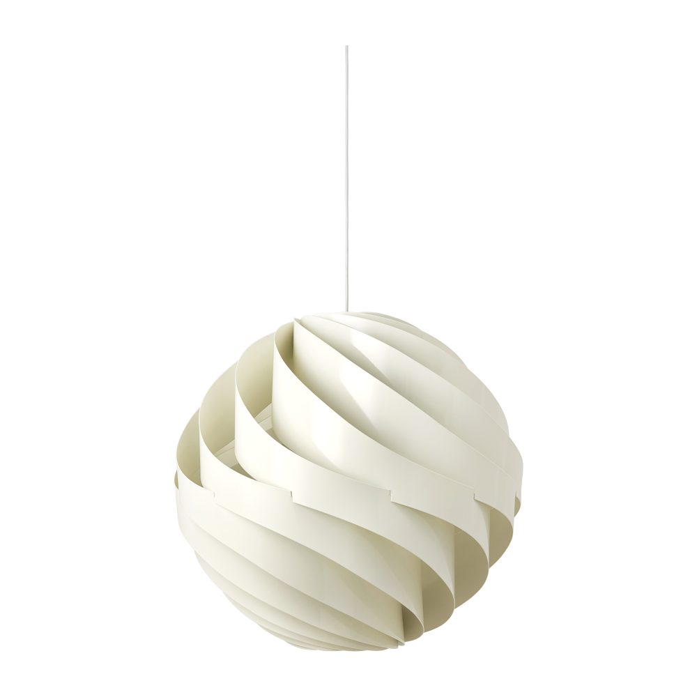 Turbo taklampa blank Ø62 cm, Alabaster white