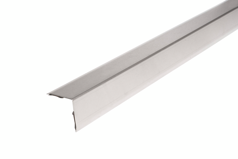 HÖRNSKYDDSLIST D-PROFILE ROSTFRI 50X50MM, 150CM