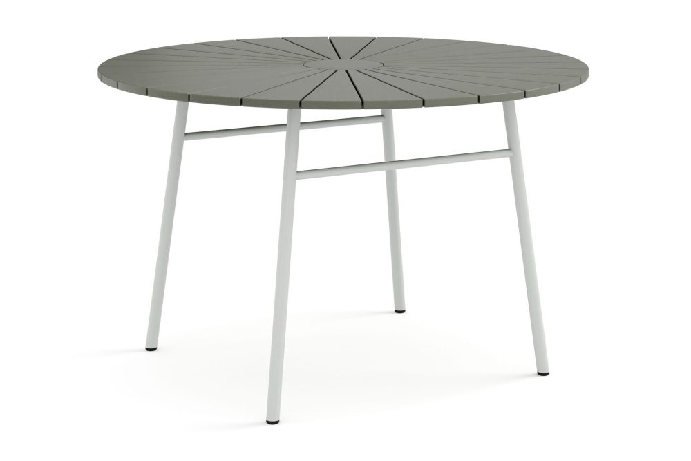 Tunis Runt Matbord utomhus 120 cm i aluminium metall