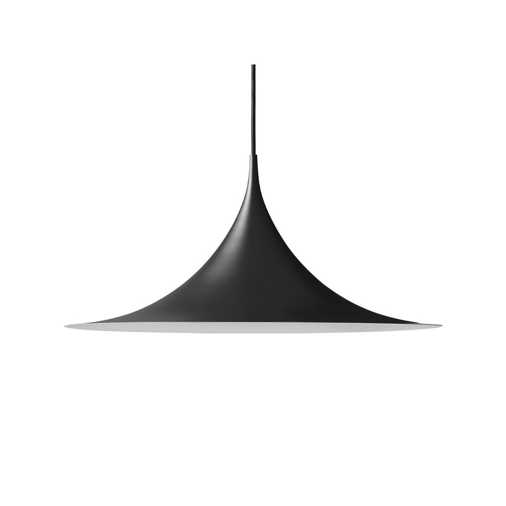 Semi pendel Ø90 cm, Black semi matt