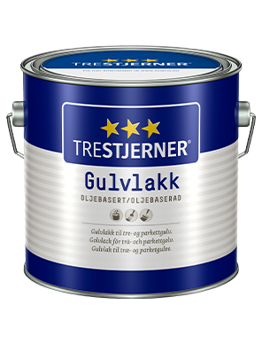 TreStjerner Golvlack Oljebaserad Halvblank - 3L