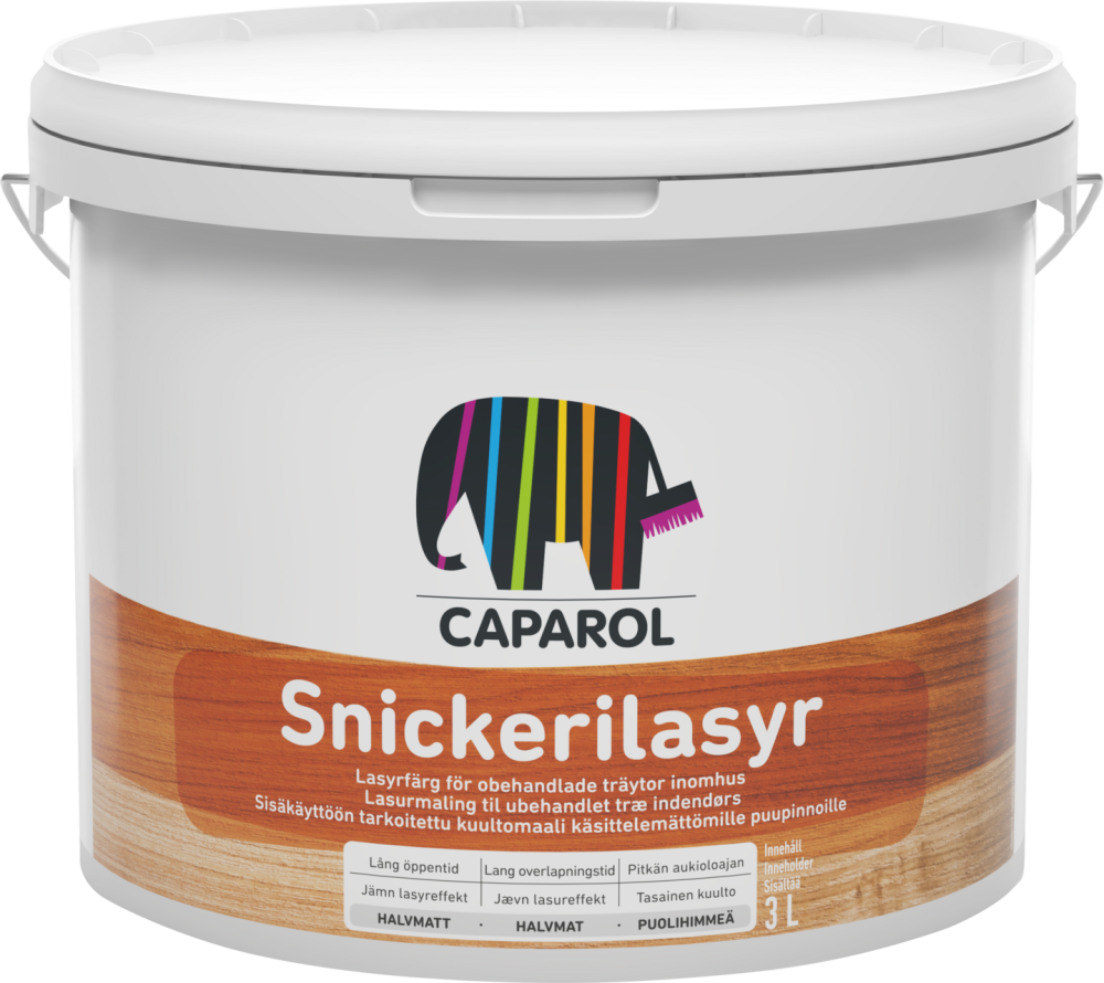 SNICKERILASYR FÄRGLÖS 3L CAPAROL
